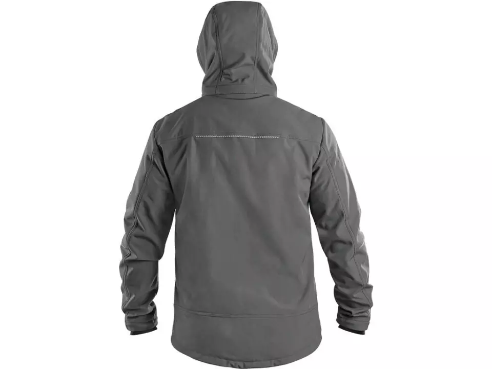 CXS 1230-116-700-00, Stretch Men's Softshell Jacket, Grey, image 2, gallery thumbnail