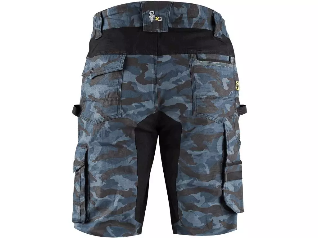 CXS 1060-027-435-00, Stretch Arbetsshorts för män, Camo Blue, image 2