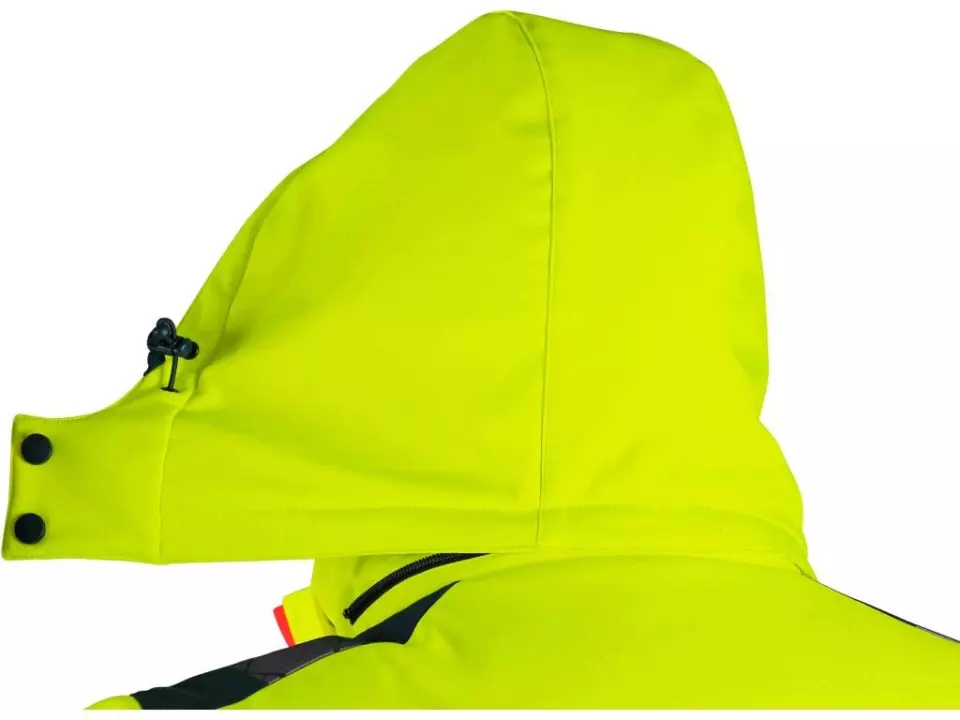 CXS 1110-105-180-00, Bedford Winter Herren Warnschutz-Softshell-Jacke, Gelb/Petrol, image 8, gallery thumbnail