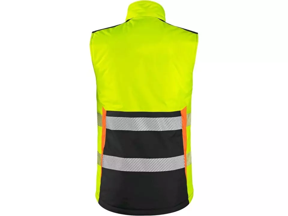 CXS 1114-079-160-00, Benson High Visible Padded Vest, Yellow/Black, image 2, gallery thumbnail