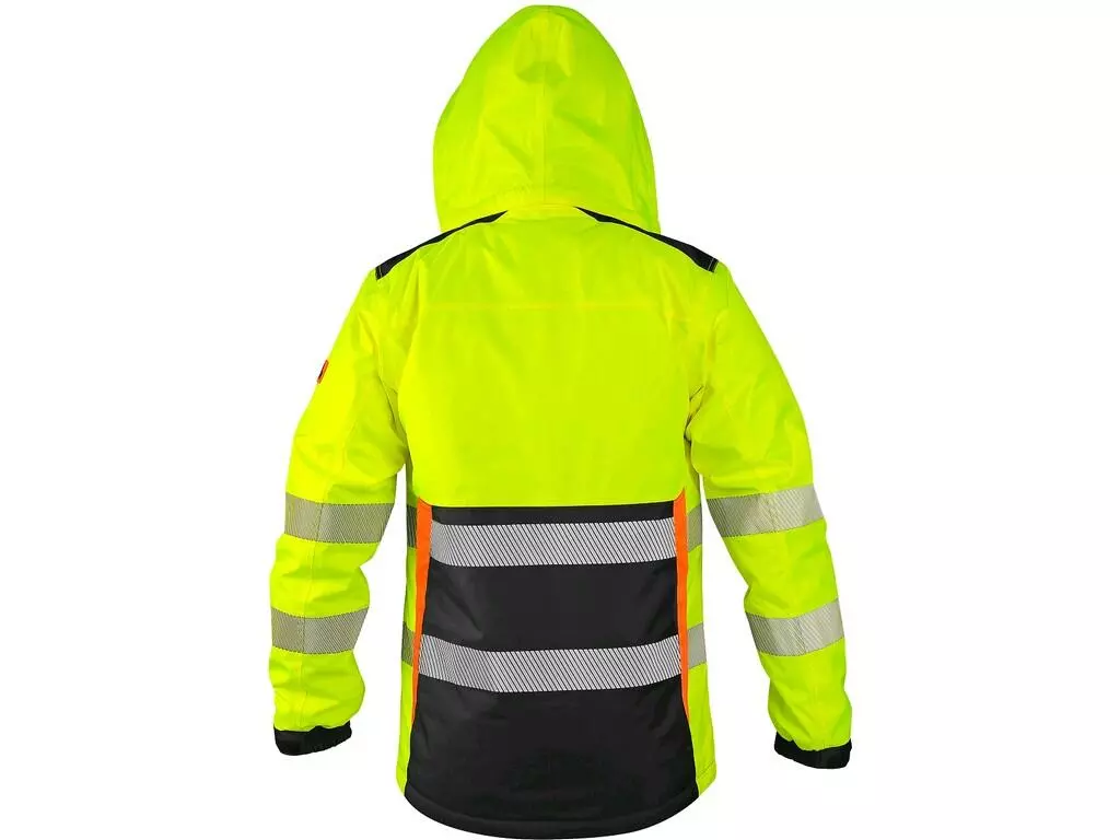 CXS 1110-079-160-00, Benson Warnschutz-Winterjacke, Gelb/Schwarz, image 2