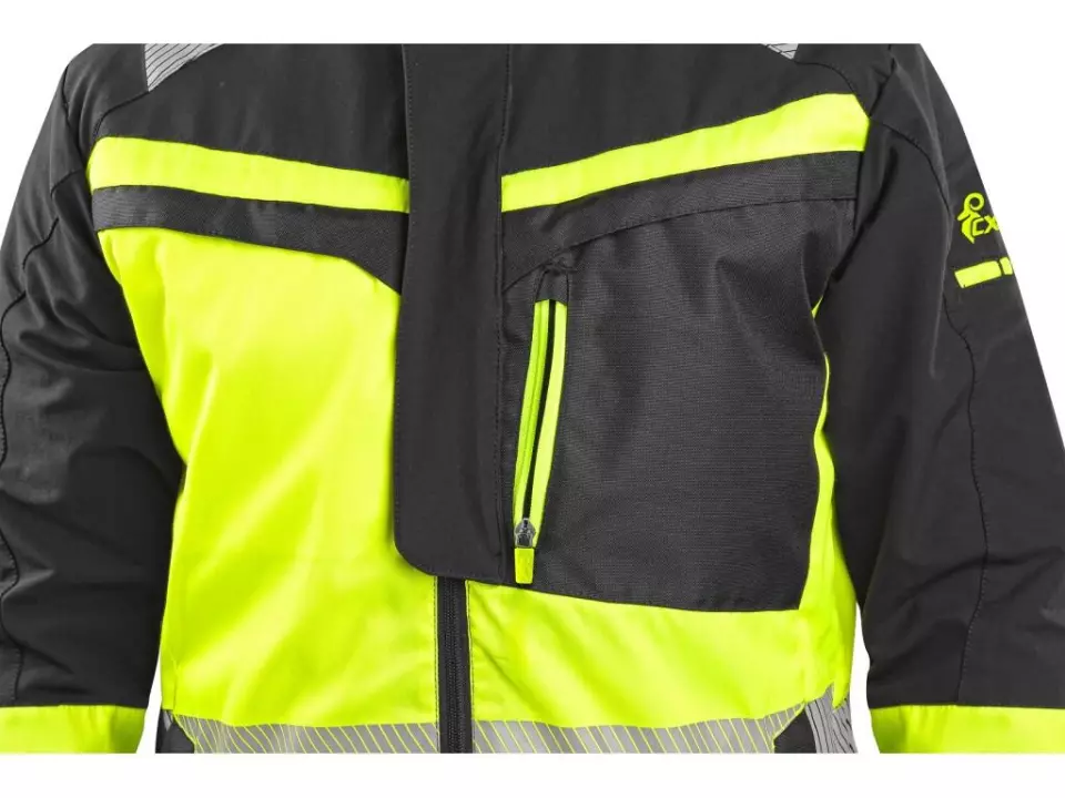 CXS 1010-100-819-00, Naos Warnschutzjacke für Männer, schwarz/gelb, image 8, gallery thumbnail