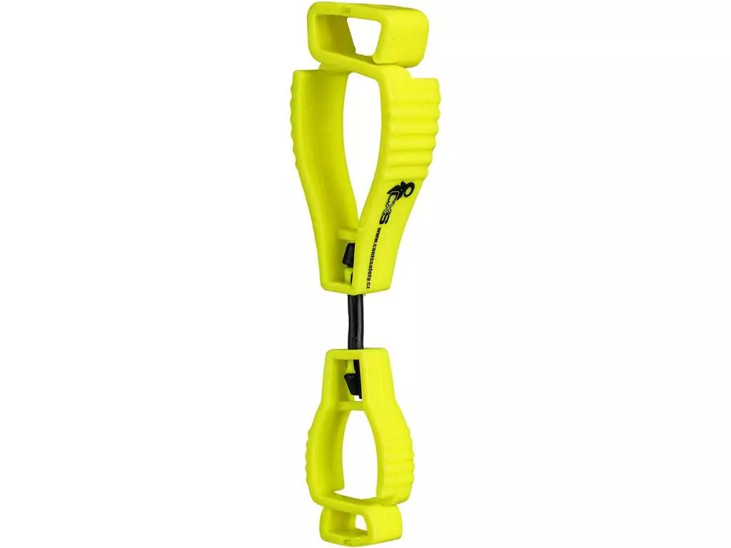 CXS 6126-505-034-00, Clip for Hanging Small Items on Clothing, Reflective Yellow, image 1