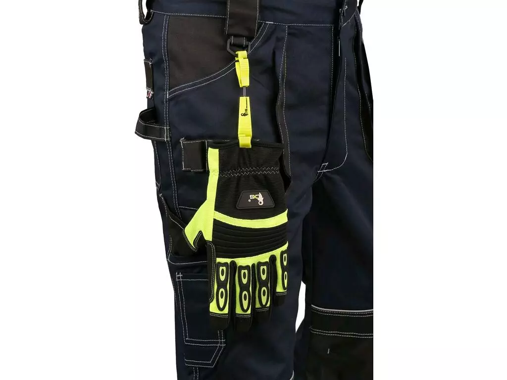CXS 6126-505-034-00, Clip for Hanging Small Items on Clothing, Reflective Yellow, image 2