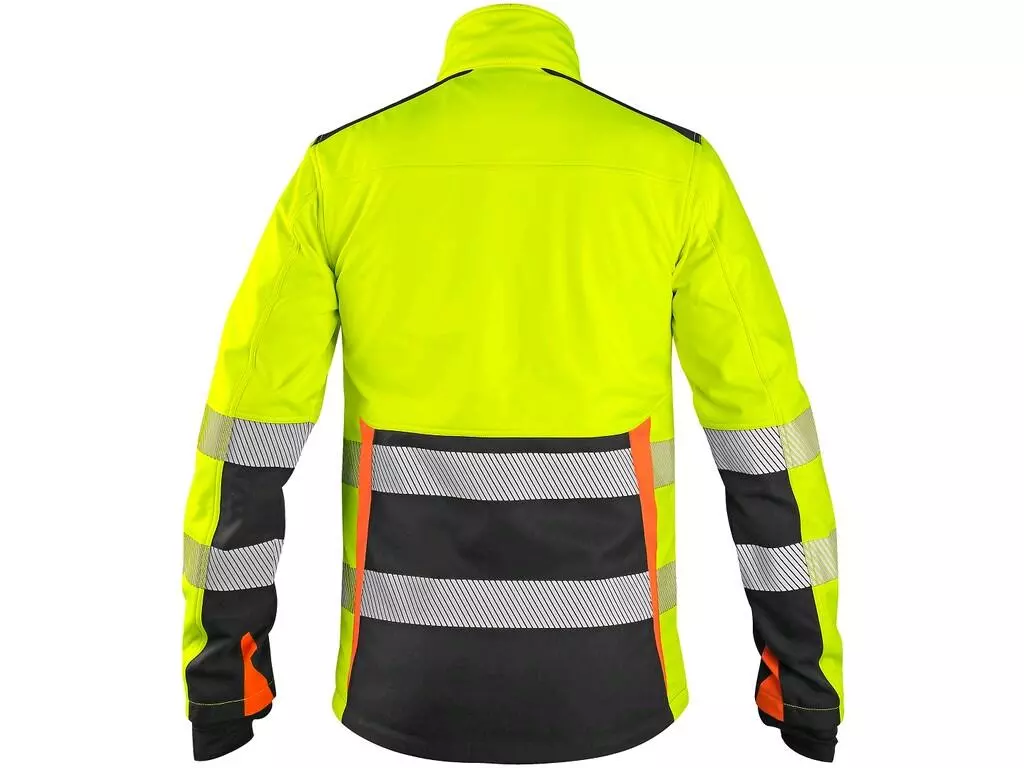 CXS 1117-001-160-00, Benson Warnschutz-Softshell-Jacke, Gelb/Schwarz, image 2