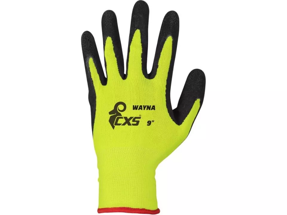 CXS 3520-036-160-00, Wayna Latex Dipped Gloves with Sandy Finish, image 1, gallery thumbnail