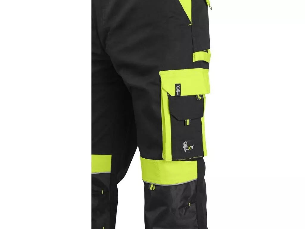 CXS 1020-001-802-00, Sirius Brighton Herrenhose, Schwarz/Gelb, image 3