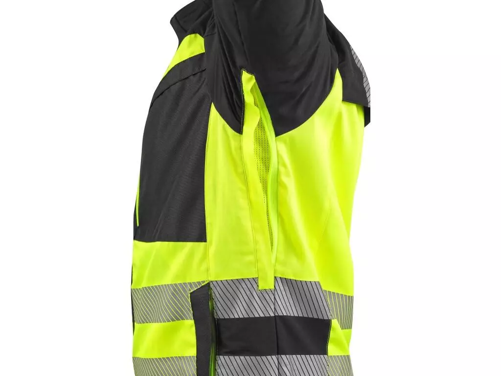 CXS 1010-100-819-00, Naos Warnschutzjacke für Männer, schwarz/gelb, image 3