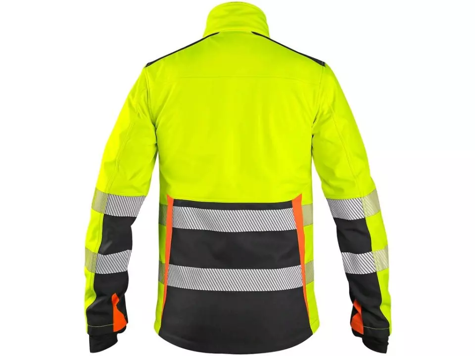 CXS 1117-001-160-00, Benson Warnschutz-Softshell-Jacke, Gelb/Schwarz, image 2, gallery thumbnail