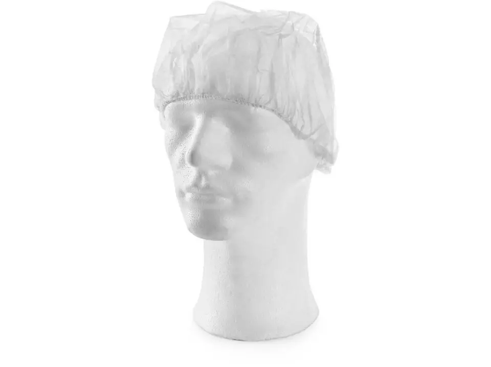 CXS 1160-008-100-00, Magda Disposable Hat, White, image 1, gallery thumbnail