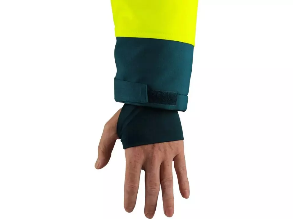 CXS 1110-105-180-00, Bedford Winter Herren Warnschutz-Softshell-Jacke, Gelb/Petrol, image 6, gallery thumbnail