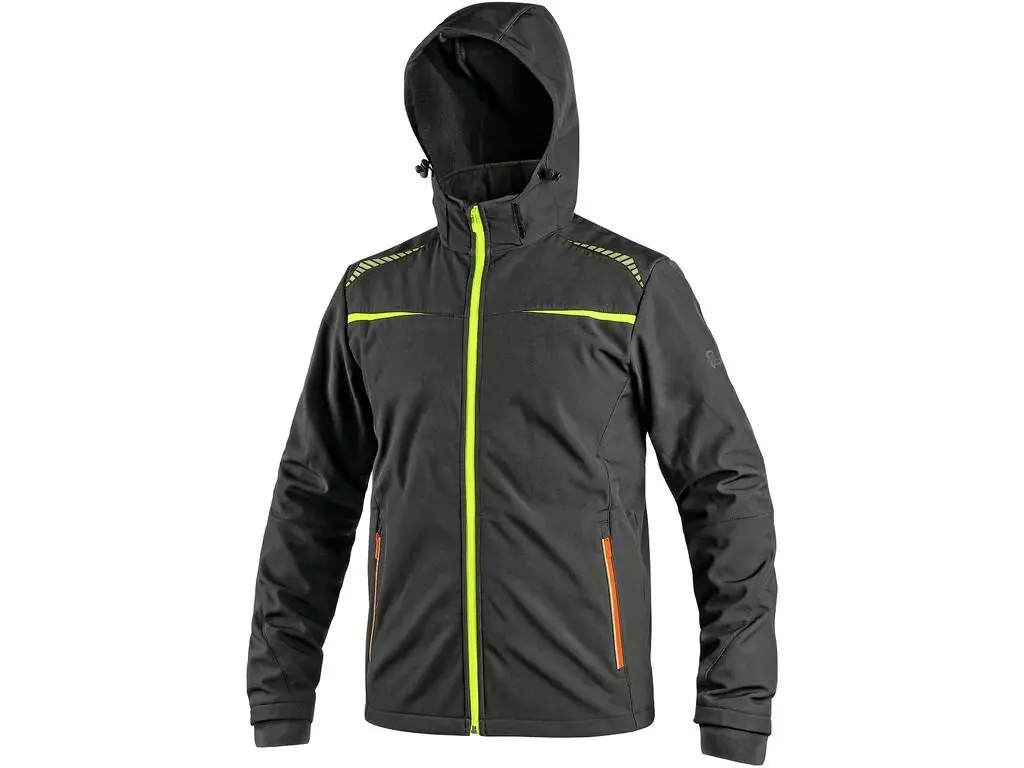 CXS 1230-117-816-00, Norfolk Kinderjacke mit Warnschutz-Accessoires in Gelb/Orange auf der Rückseite, image 1