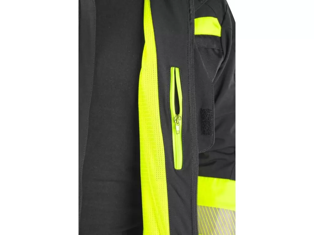 CXS 1010-100-819-00, Naos Warnschutzjacke für Männer, schwarz/gelb, image 7