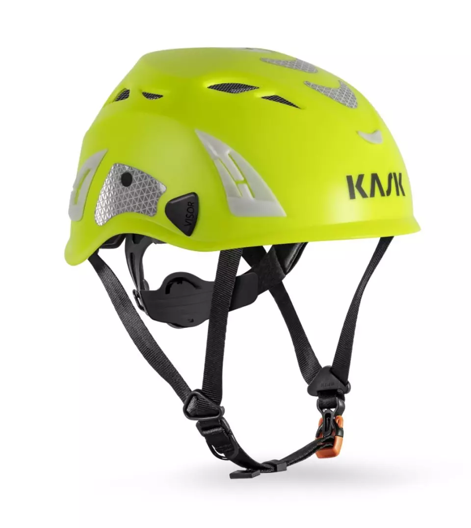 Kask 14WHE00105, SuperPlasma AQ Hi Viz EN397 Safety Helmet, image 4, gallery thumbnail