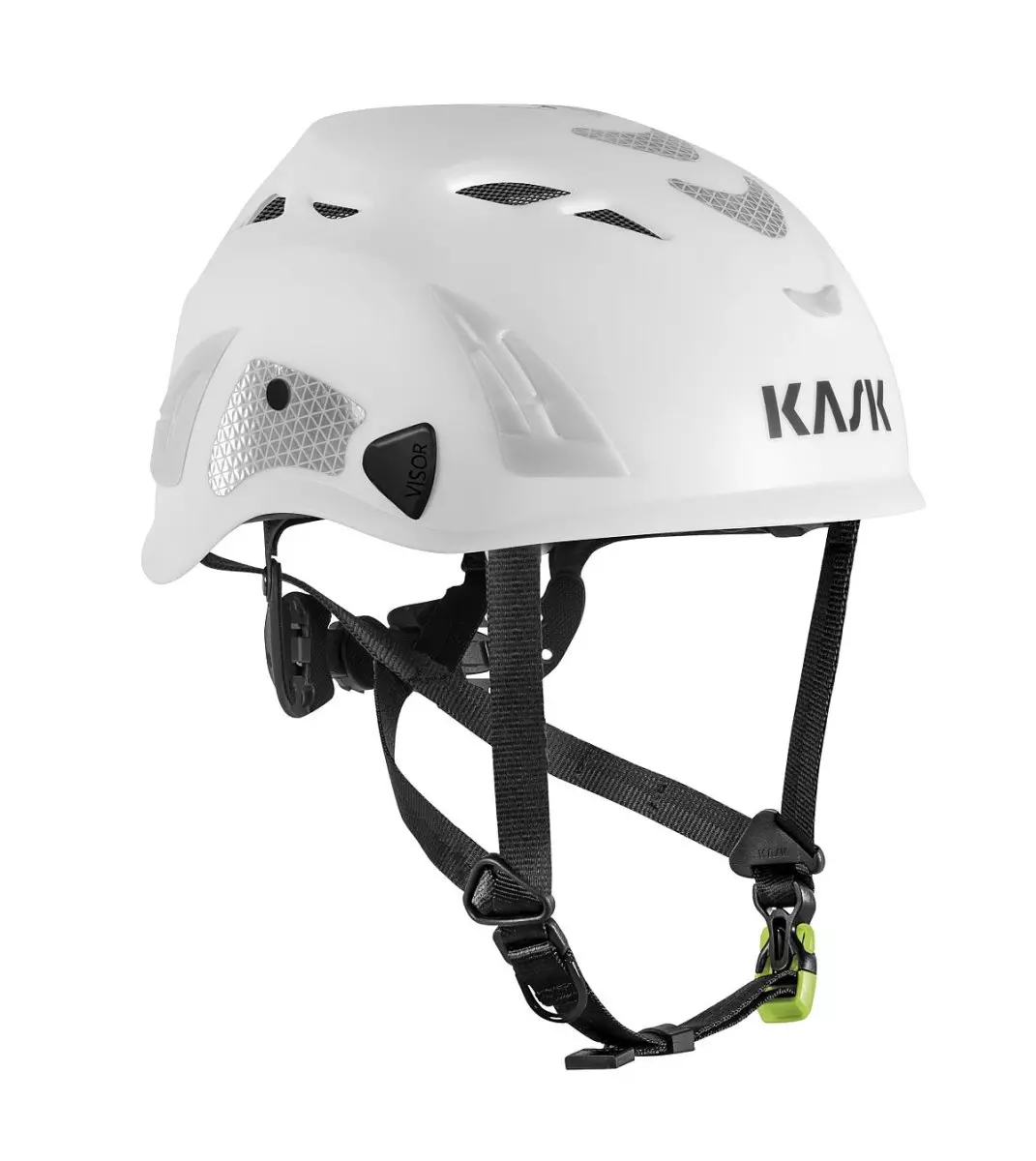 Kask 14WHE00109, SuperPlasma PL Hi Viz EN12492 Safety Helmet
