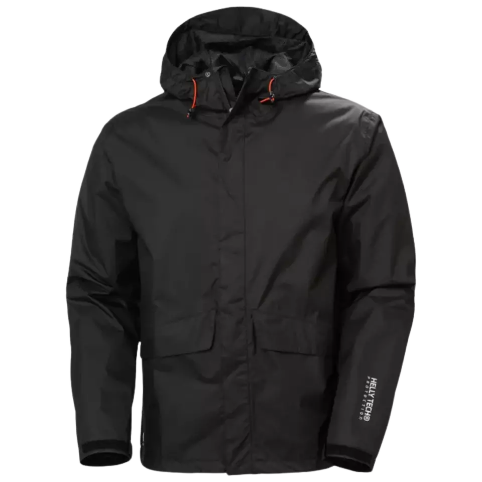 Helly Hansen  70127-990, Helly Hansen  Manchester  Rain Jacket Black, image 1, gallery thumbnail