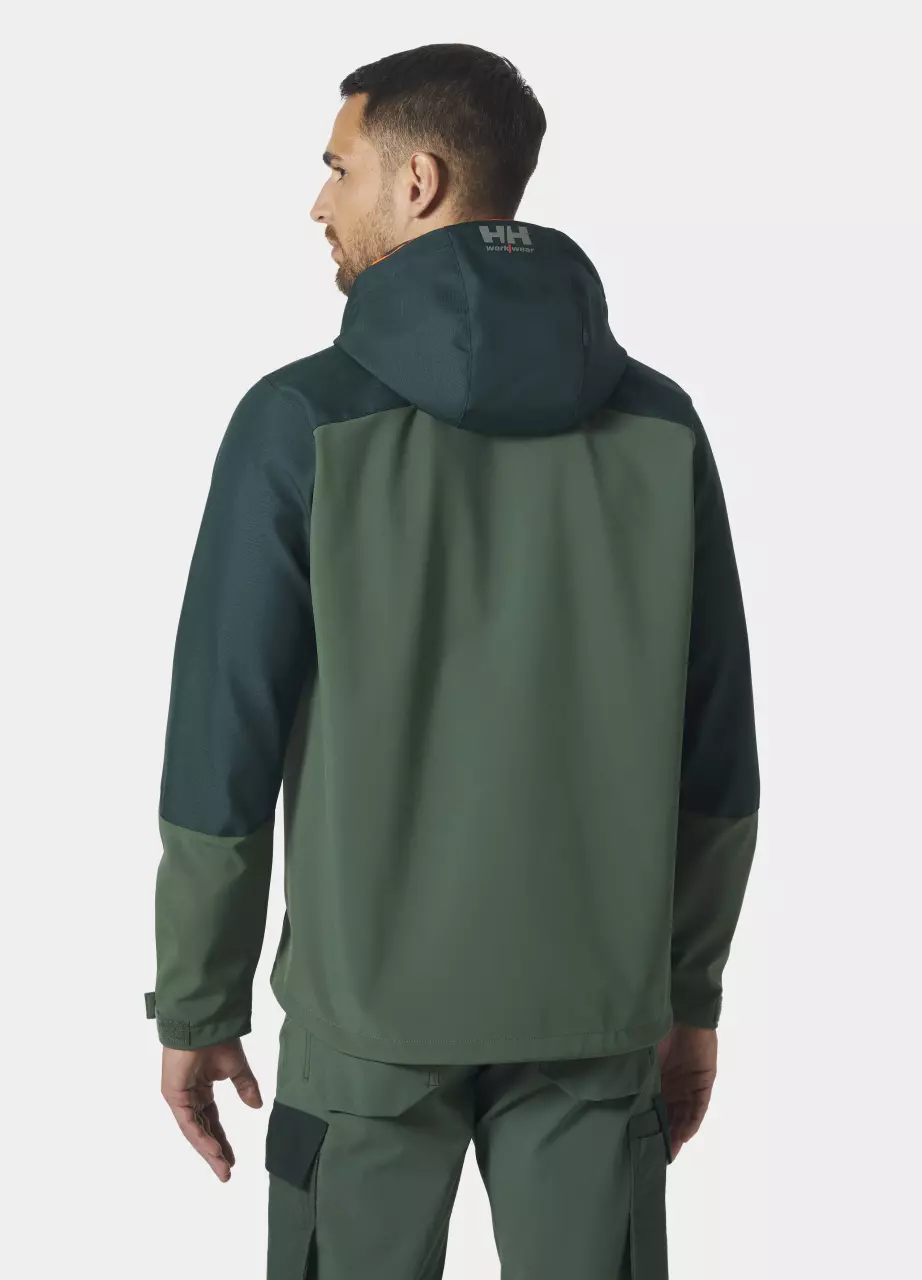 Helly Hansen 74290-474, Oxford Softshell Kaputzenjacke, Fichte, image 8, gallery thumbnail