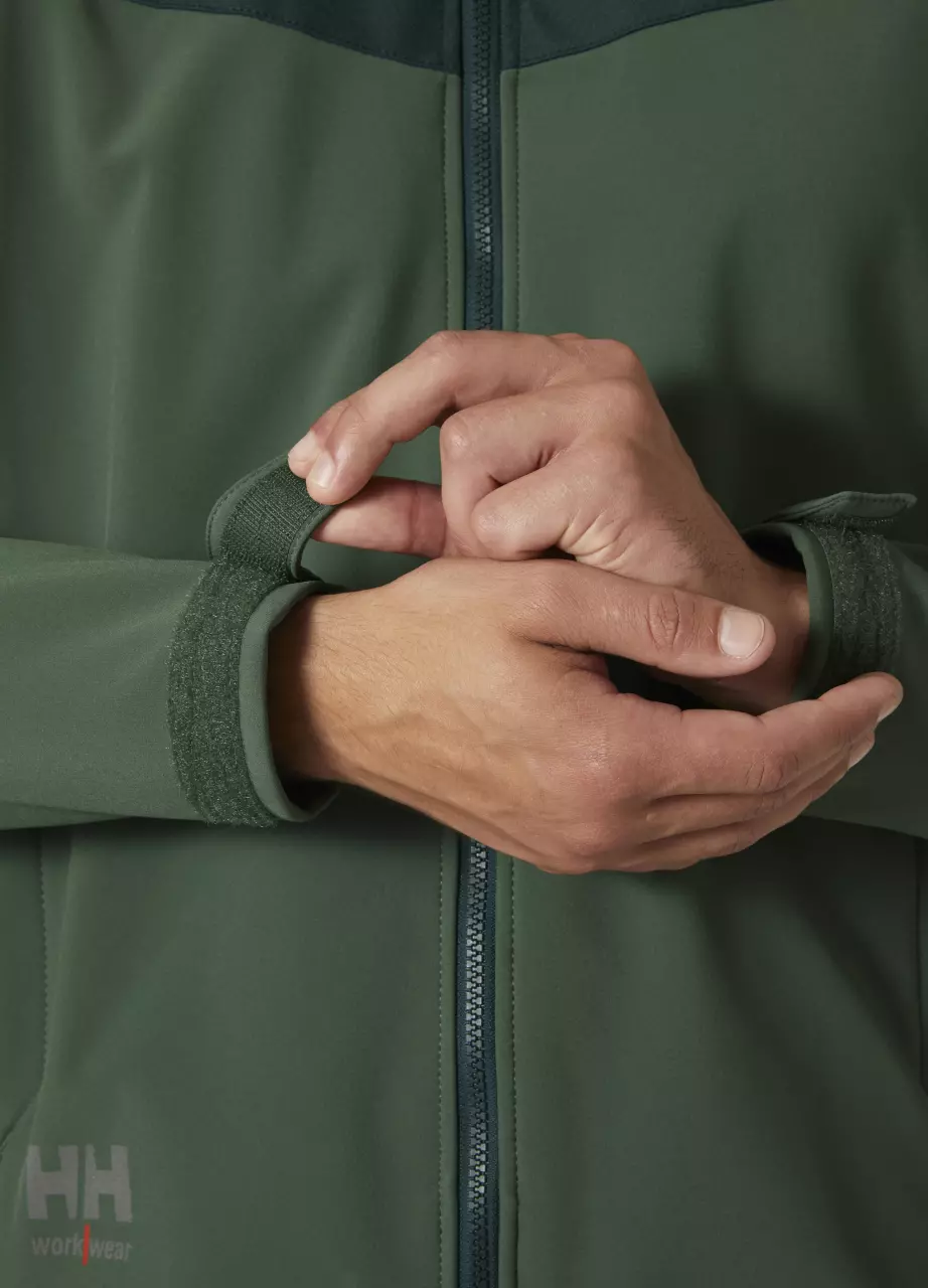 Helly Hansen 74290-474, Oxford Softshell Kaputzenjacke, Fichte, image 5, gallery thumbnail