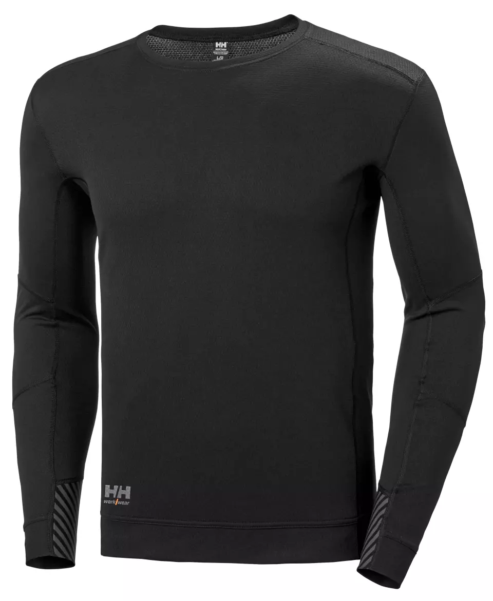 Helly Hansen 75117-991, LIFA® Active Functional Base Layer with Crew Neck, Black, image 1, gallery thumbnail