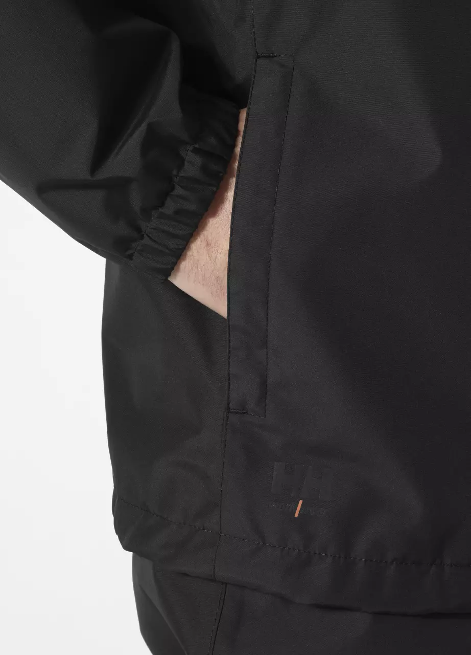 Helly Hansen 71261-990, Manchester 2.0 Shell Jacket, Black, image 3, gallery thumbnail