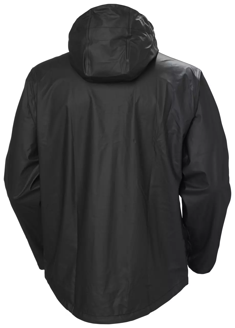 Helly Hansen 70180-990, Voss Rain Jacket, Black, image 2, gallery thumbnail