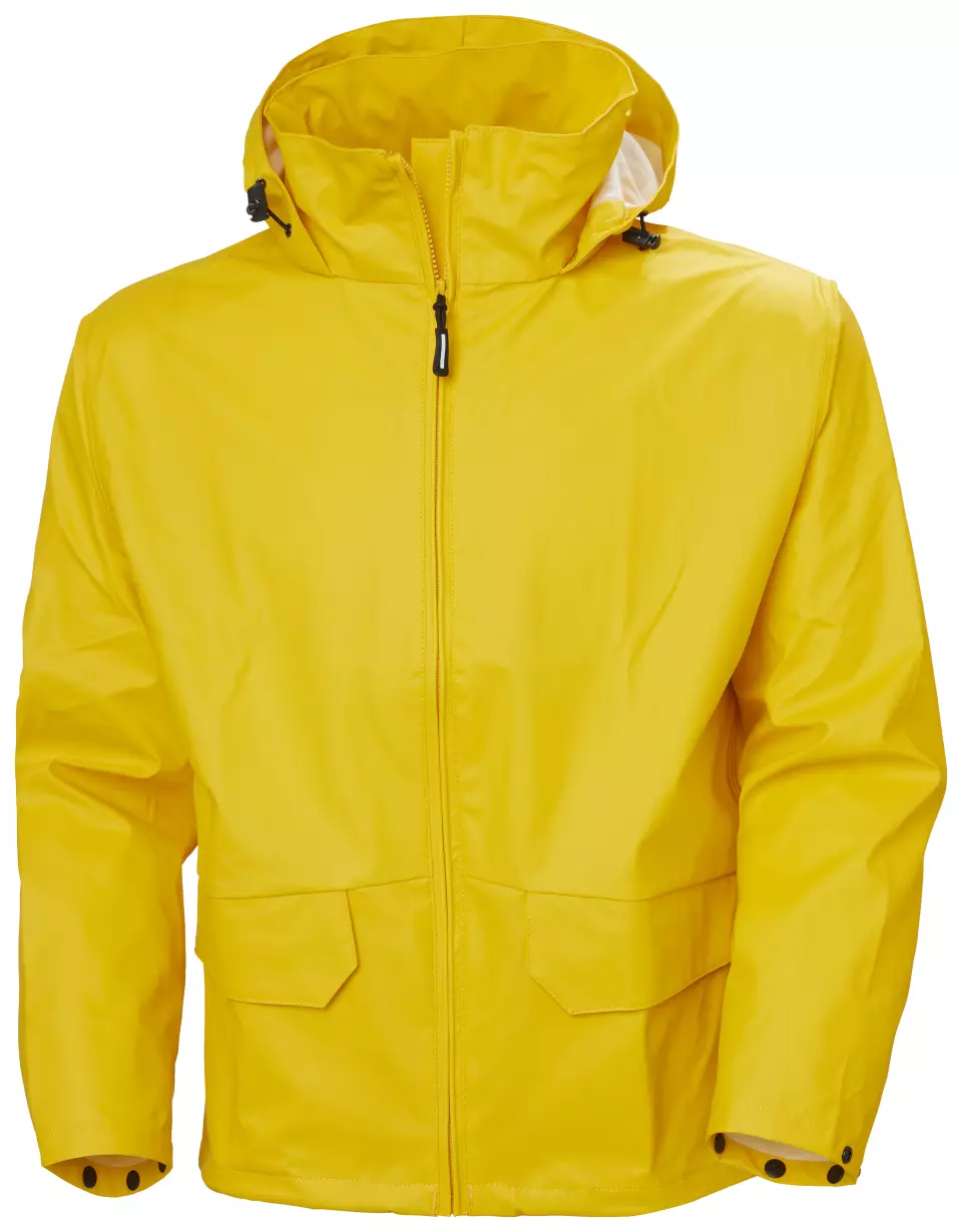Helly Hansen 70180-310, Voss Rain Jacket, Light Yellow, image 1, gallery thumbnail