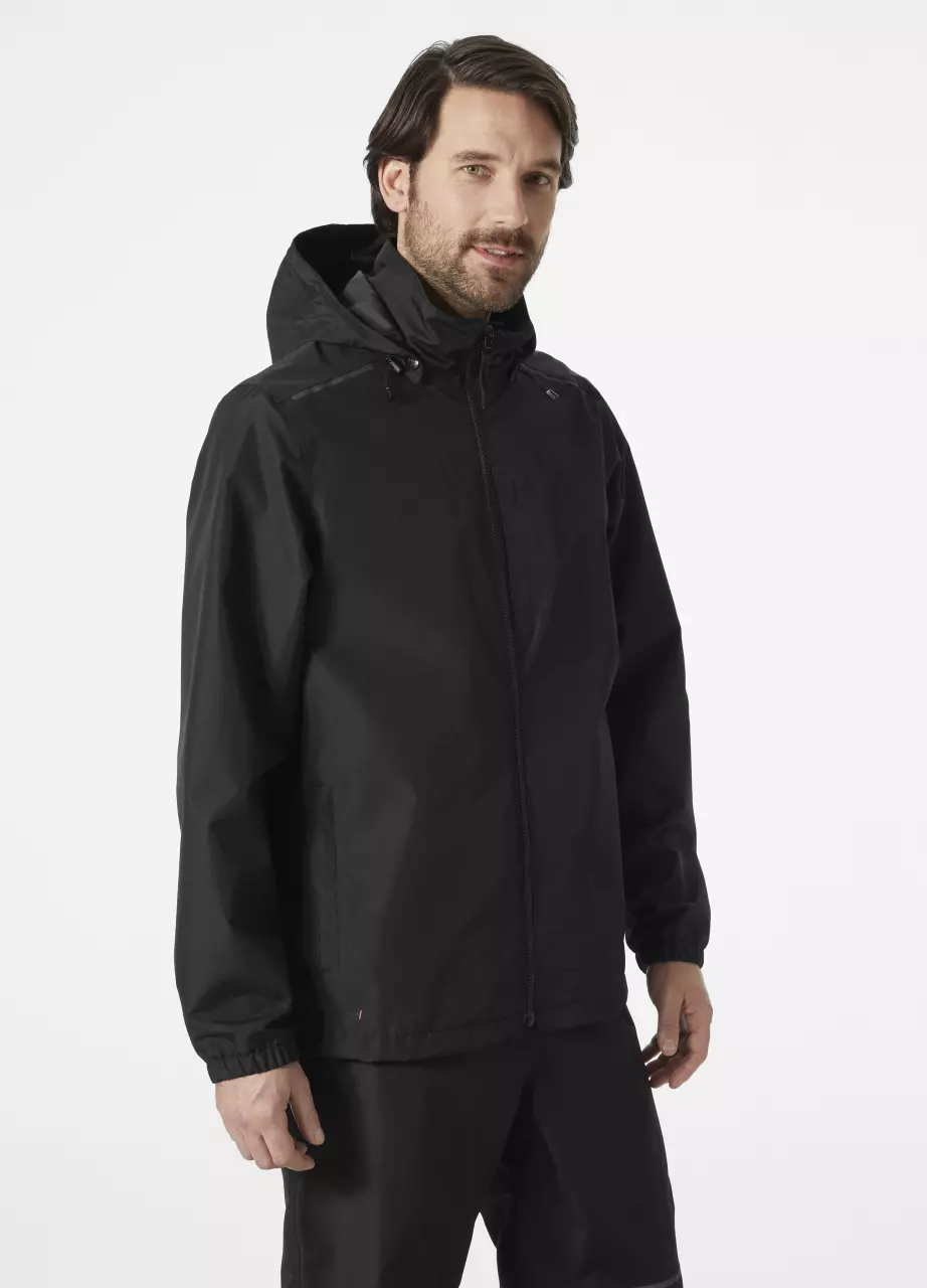 Helly Hansen 71261-990, Manchester 2.0 Shell Jacket, Black, image 6, gallery thumbnail