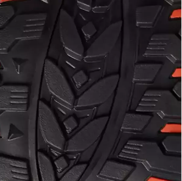 The **HELLYGRIP XRC rubber outsole** provides a firm, reliable grip, ensuring optimal traction and stability on various surfaces. This advanced sole structure is designed to give you confidence and secure footing in demanding work environments.