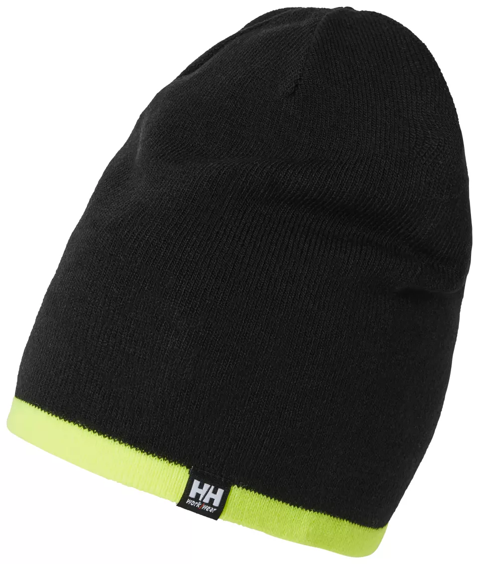 Helly Hansen 79883-993, Classic Reversible Beanie, Black, image 1, gallery thumbnail