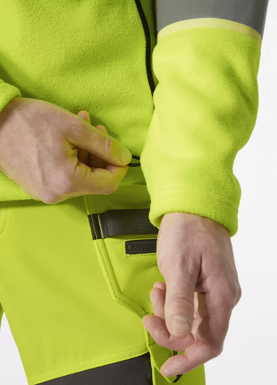 Helly Hansen 72172-360, UC-ME Fleece Jacket, Yellow, image 4, gallery thumbnail