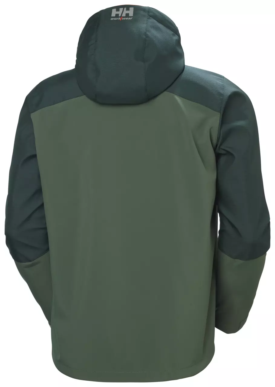 Helly Hansen 74290-474, Oxford Softshell Kaputzenjacke, Fichte, image 2, gallery thumbnail