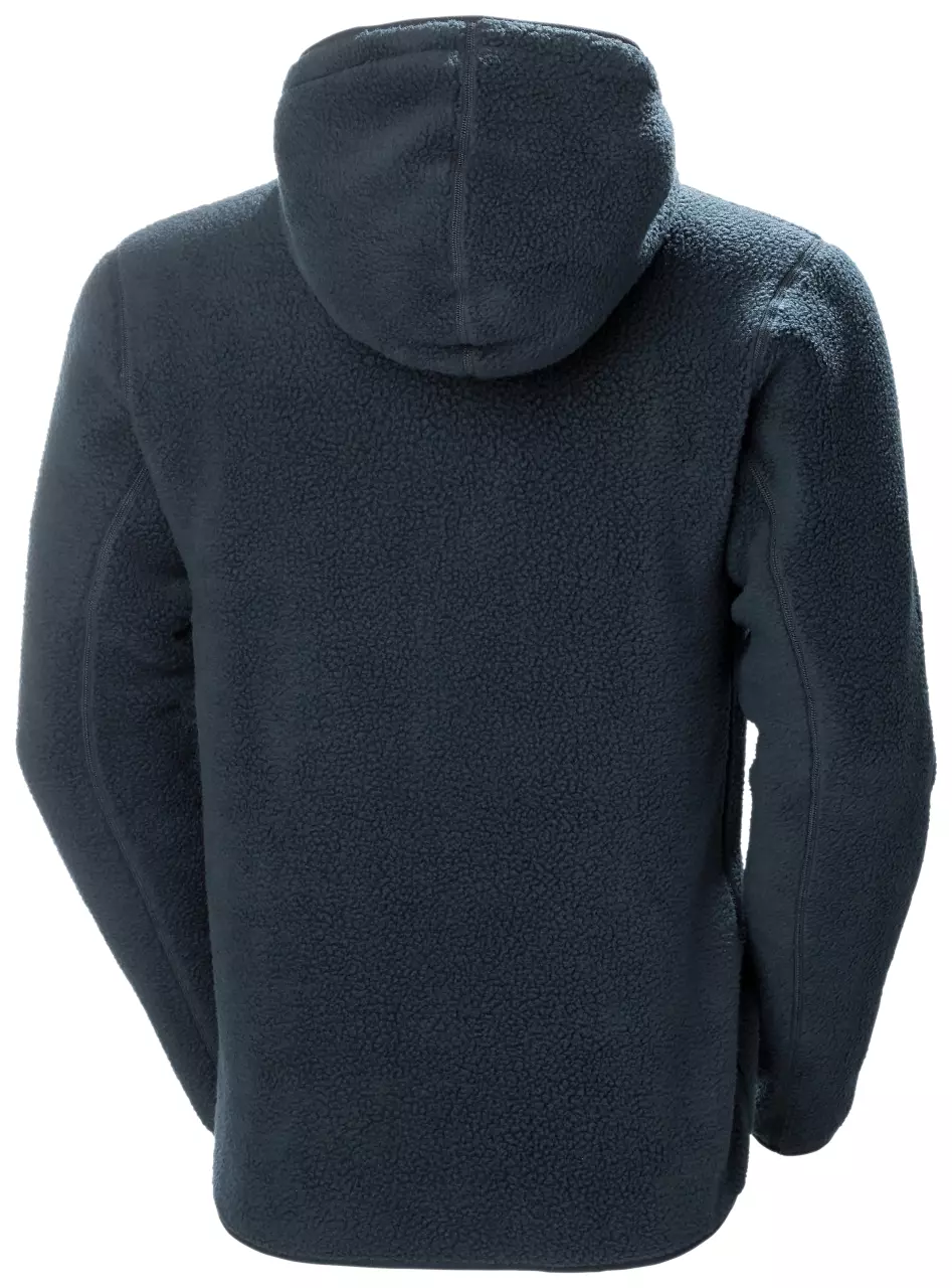 Helly Hansen 72183-590, Heritage Hooded Fleece Jacket, Navy, image 2, gallery thumbnail