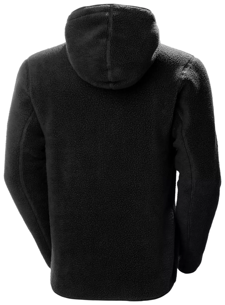 Helly Hansen 72183-990, Heritage Fleece Hooded Jacket, Black, image 2, gallery thumbnail