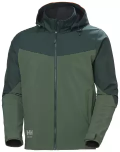 74290-474, Helly Hansen Oxford Softshell Hooded Jacket, Spruce