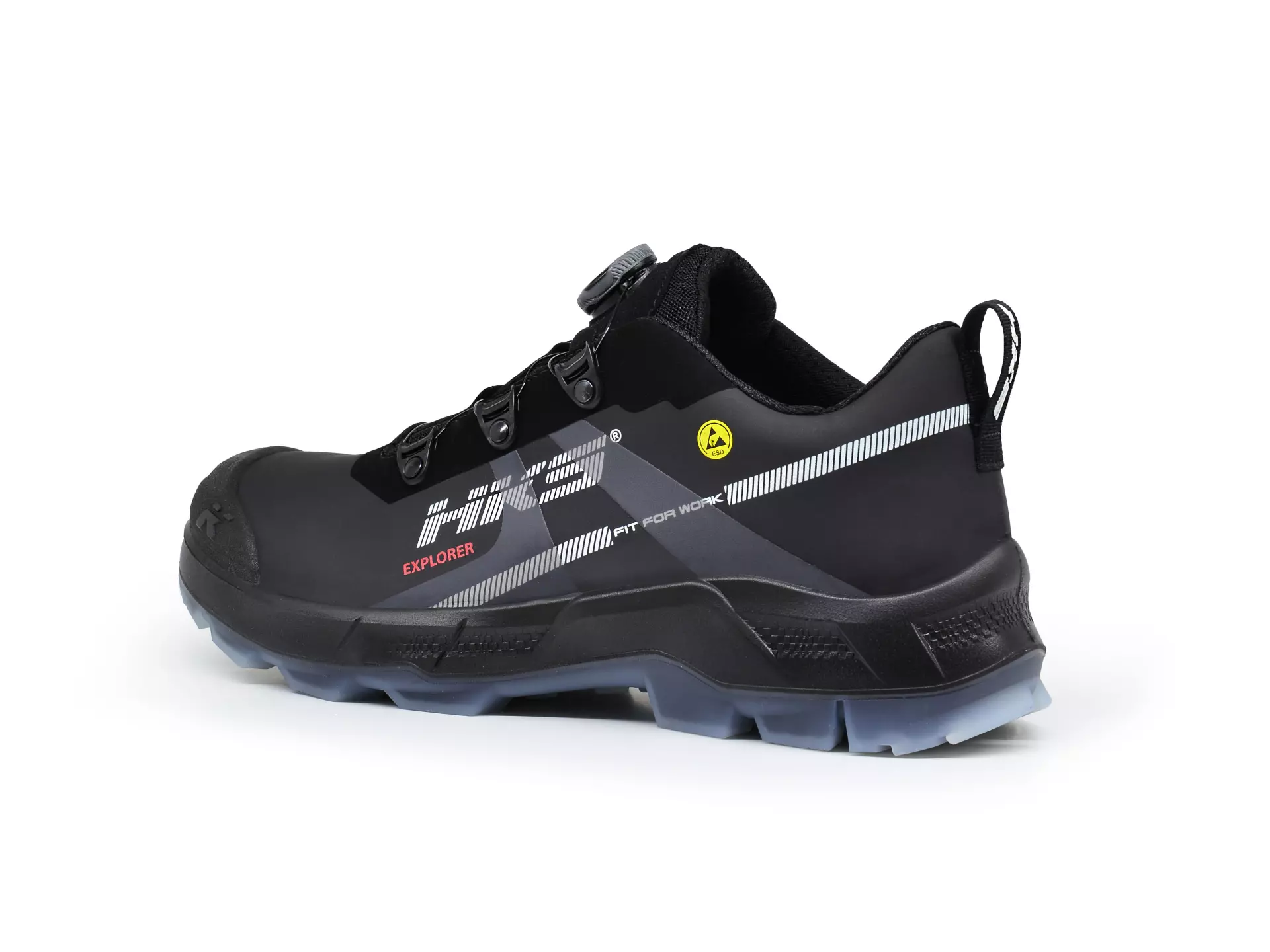 HKS 834102, Crossmax Explorer BOA matala kenkä S3S, musta, image 4
