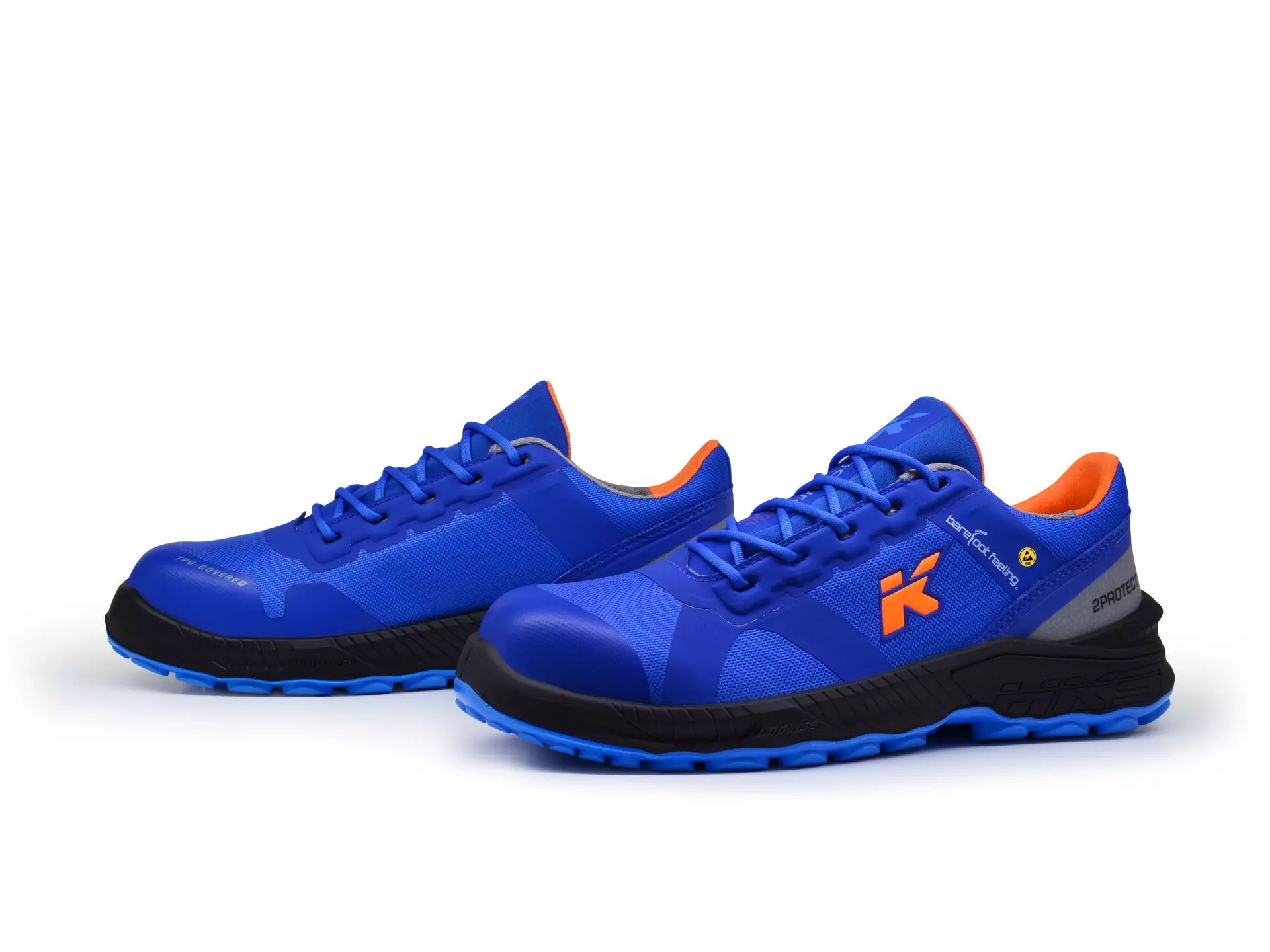 HKS 953618, Barefoot-Feeling BFS 32 low shoe S3, blue, image 1