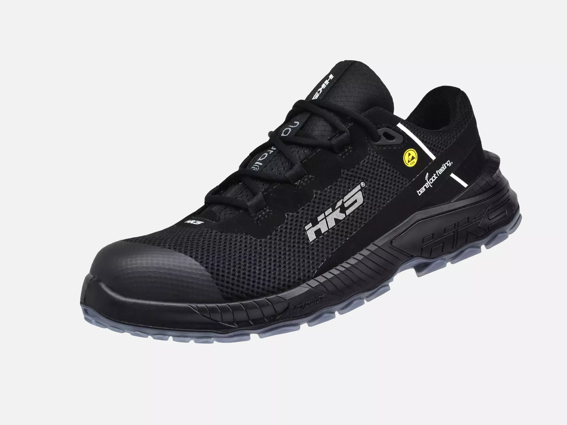 HKS 954078, Barefoot-Feeling BFS 50 Halbschuh S1P, Schwarz, image 3