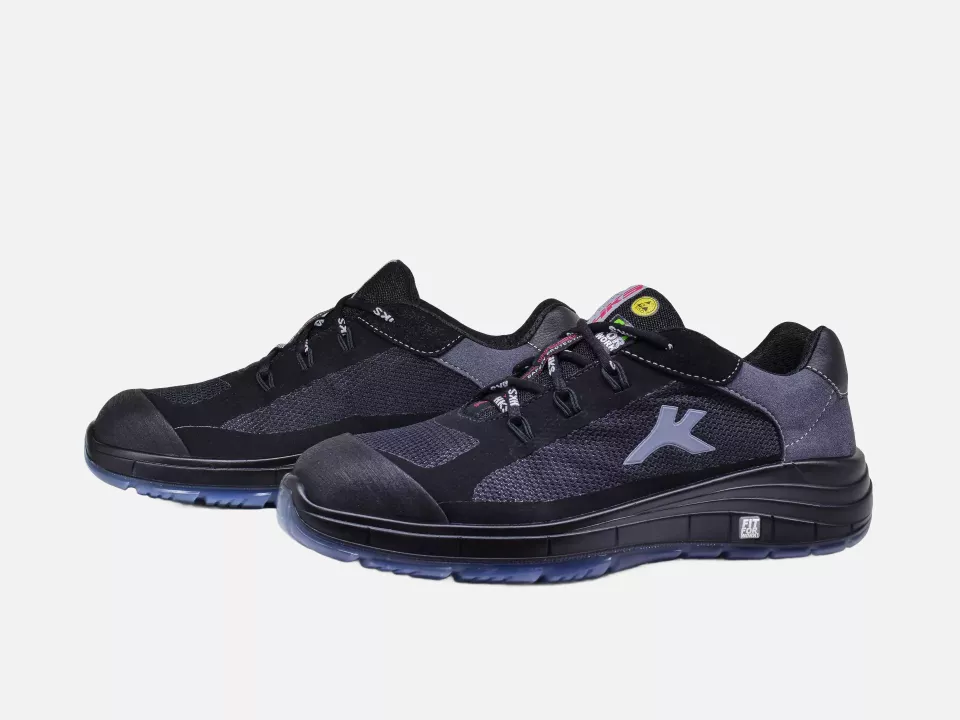 HKS 102212, K-Run Free 1 TP Low Shoe S1P, Black/Grey, image 1, gallery thumbnail