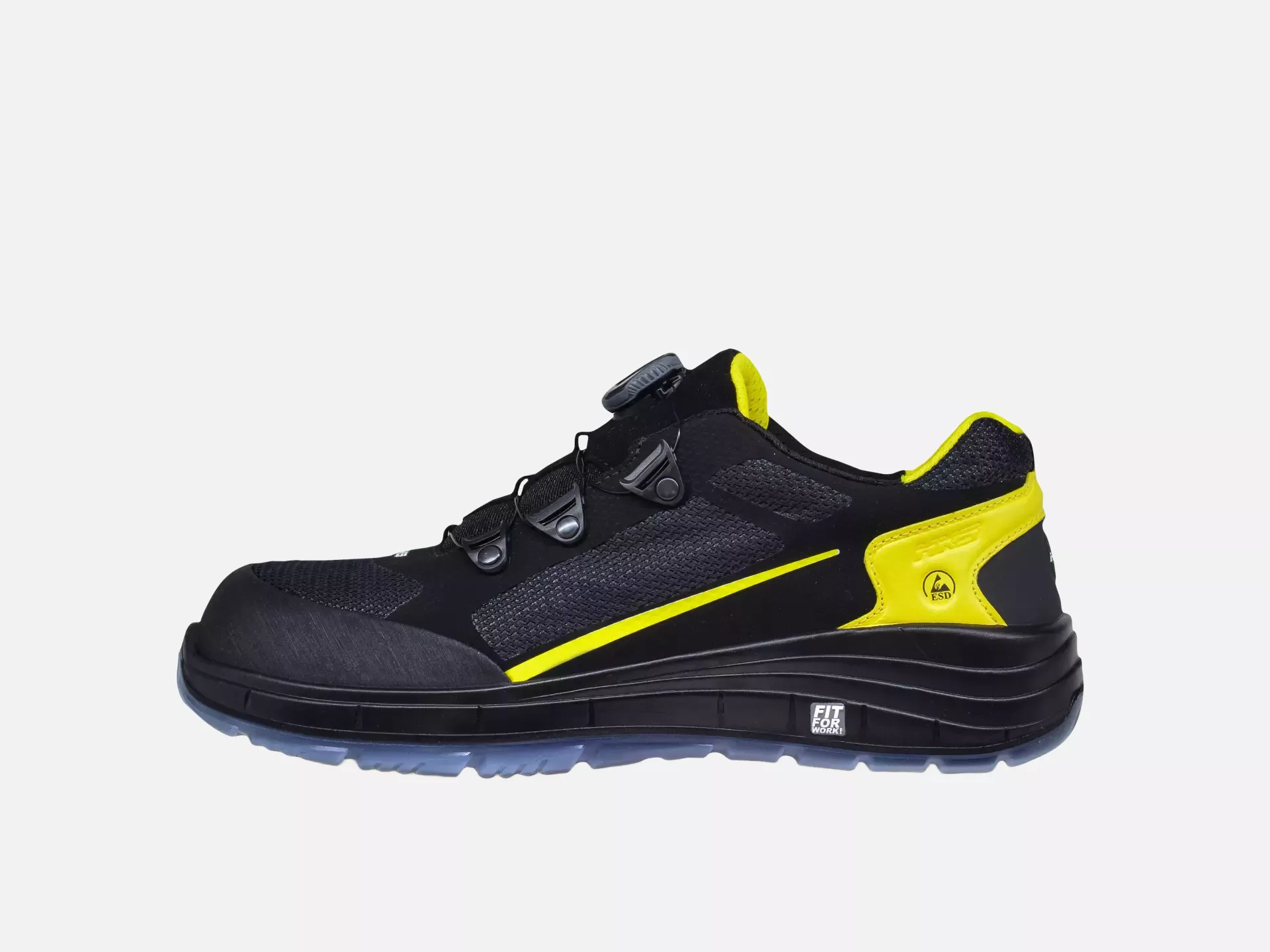HKS 102982, K-Run BOA 8 BTP Low Shoe S1P, Black/Yellow, image 2