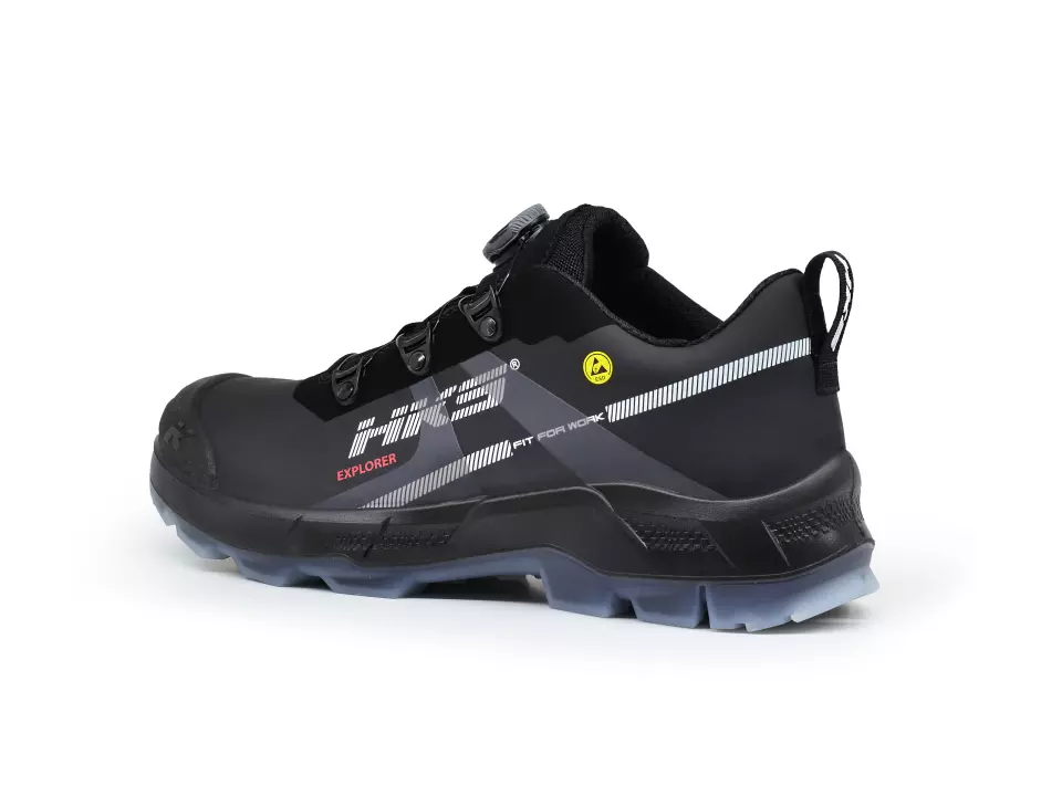 HKS 834102, Crossmax Explorer BOA matala kenkä S3S, musta, image 4, gallery thumbnail