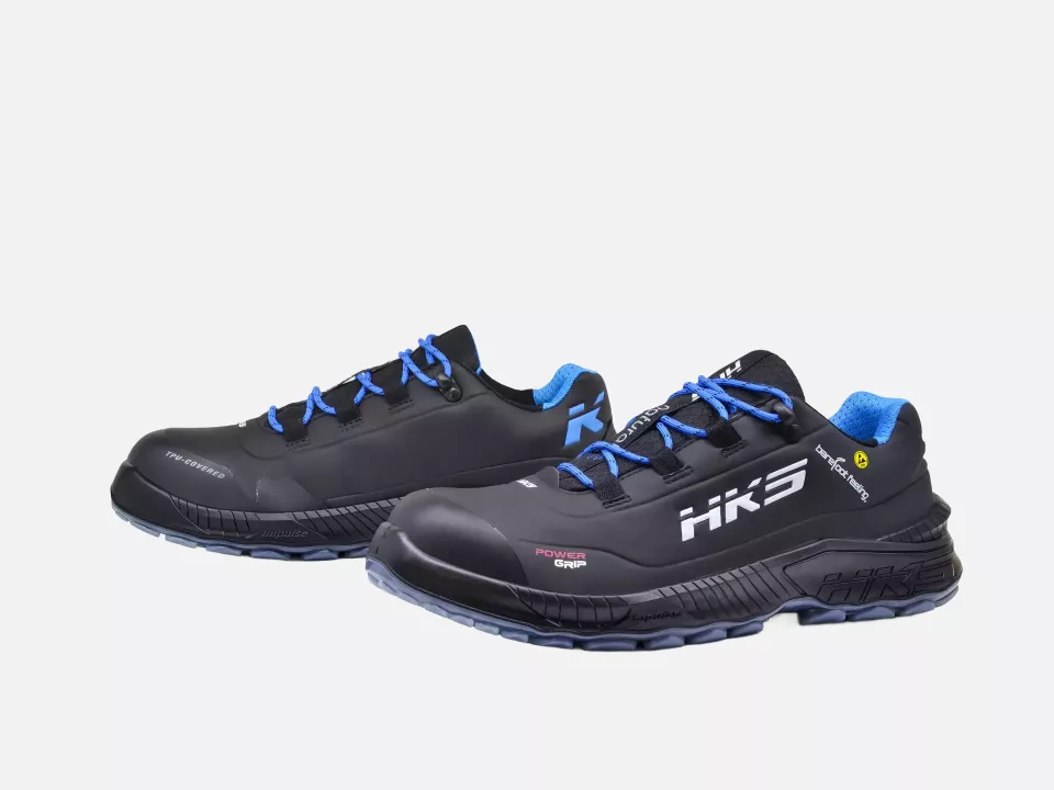 HKS 954058, Barefoot-Feeling BFS 70 Low Shoe S3, Black, image 1, gallery thumbnail