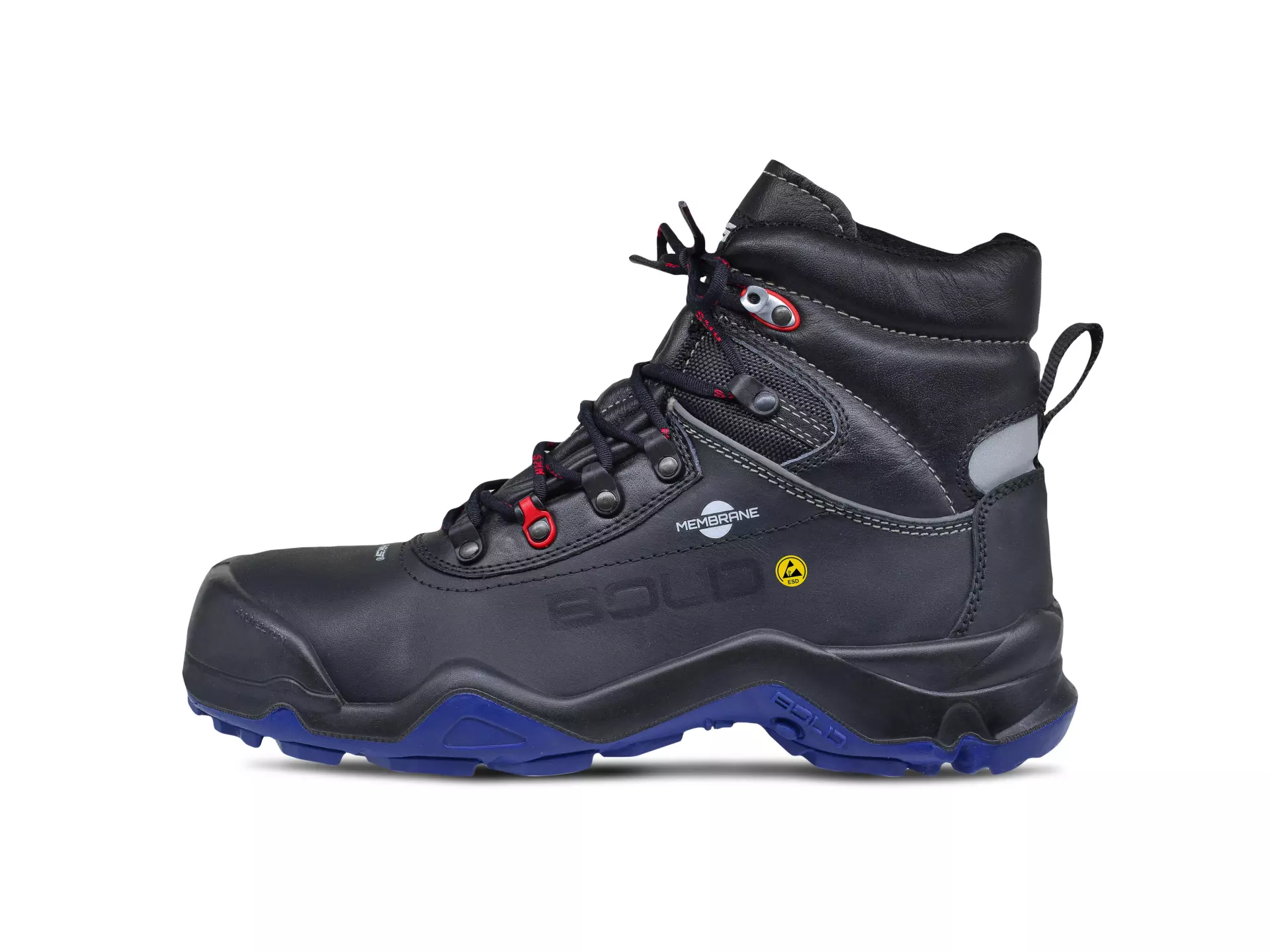 HKS 805148, Bold Delta 1 NTP DRY Mid Boot S3, Black/Red/Blue, image 2