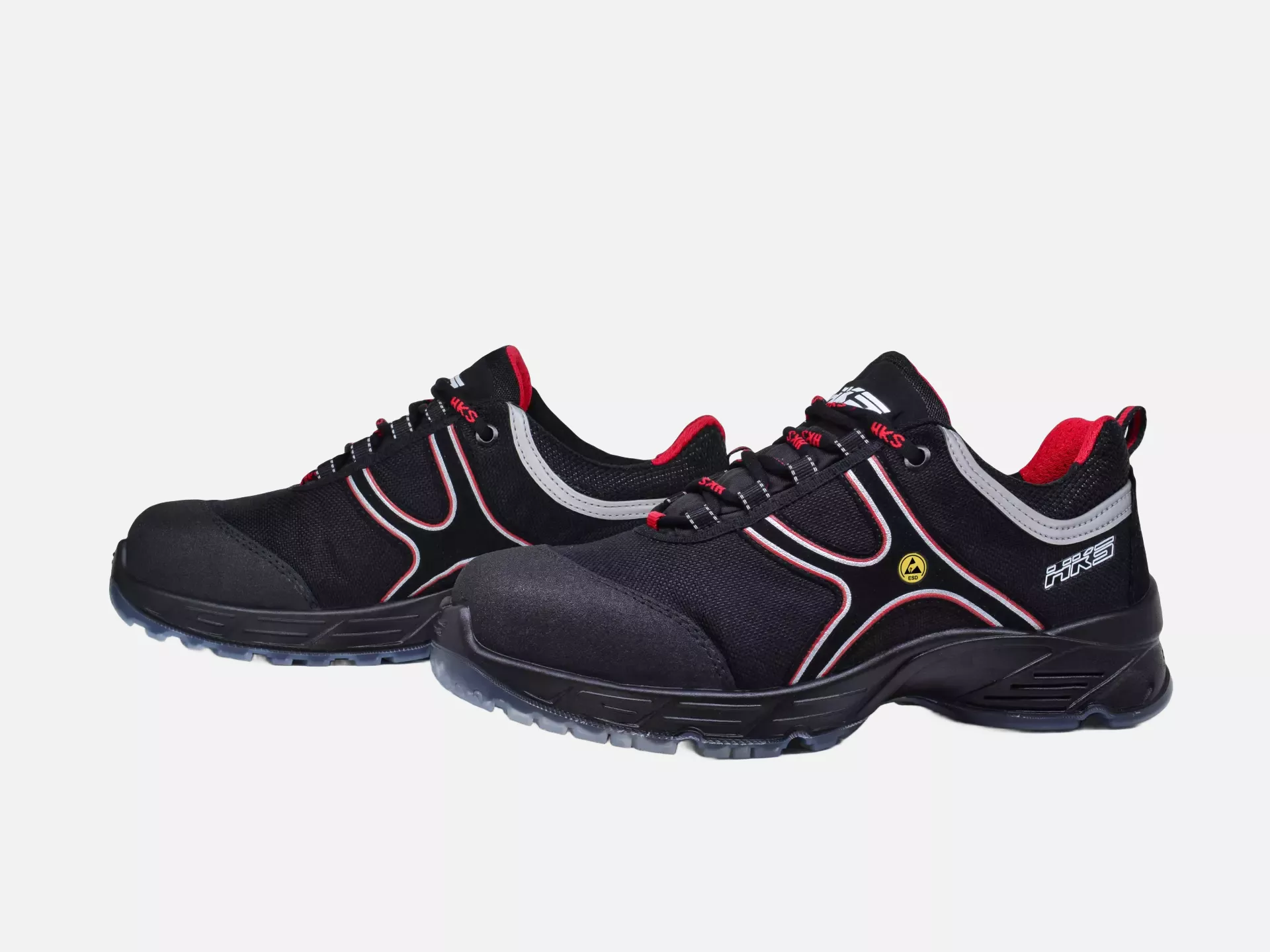 HKS 706005, Challenger K2 CA Low Shoe S3, Black/Red, image 1