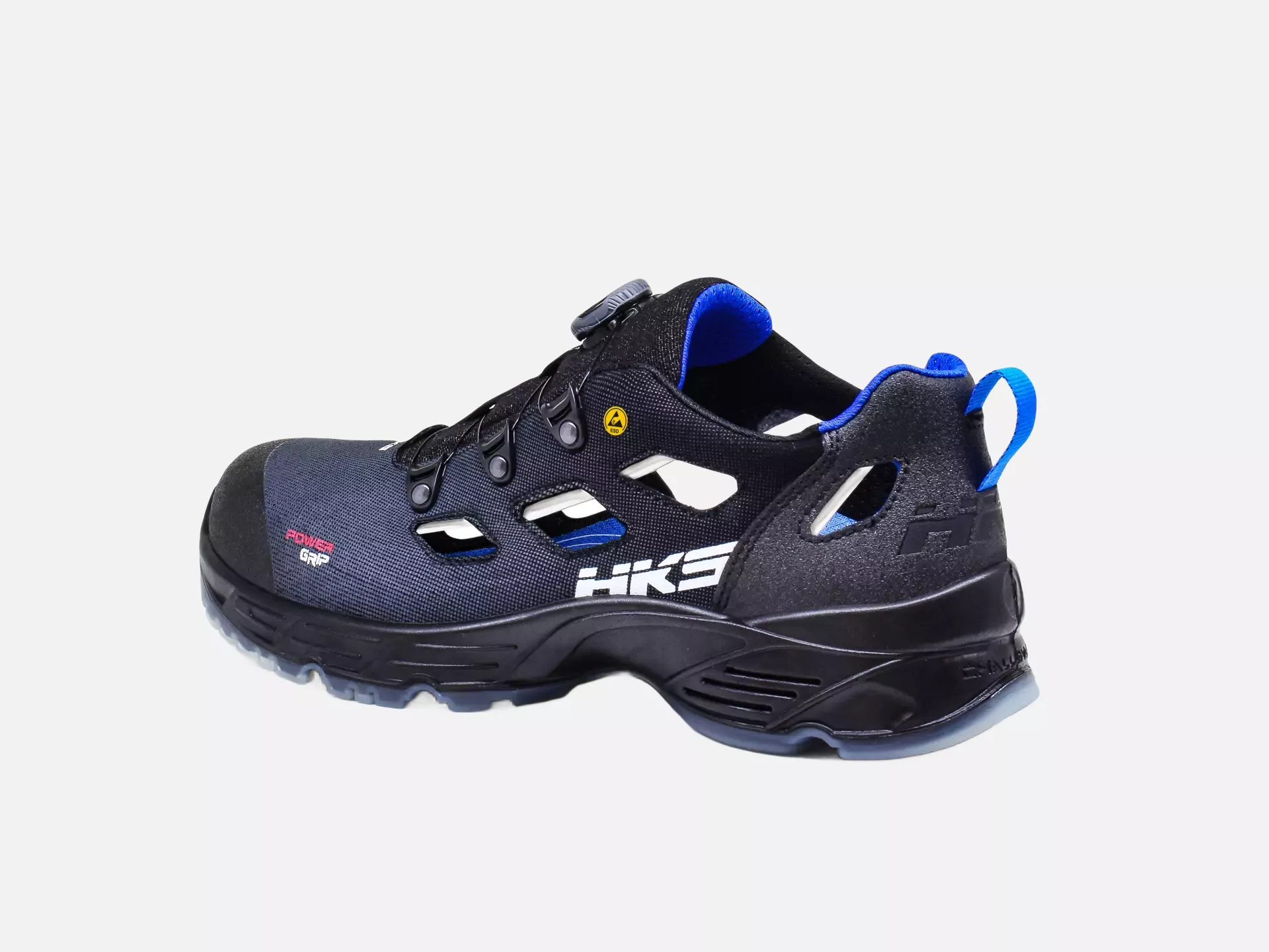 HKS 703962, Challenger CPO 45 BOA Low Shoe S1P, Black/Blue, image 4