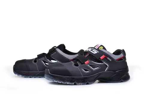  702143, HKS Challenger Sunliner Sandale S1, Schwarz/Rot