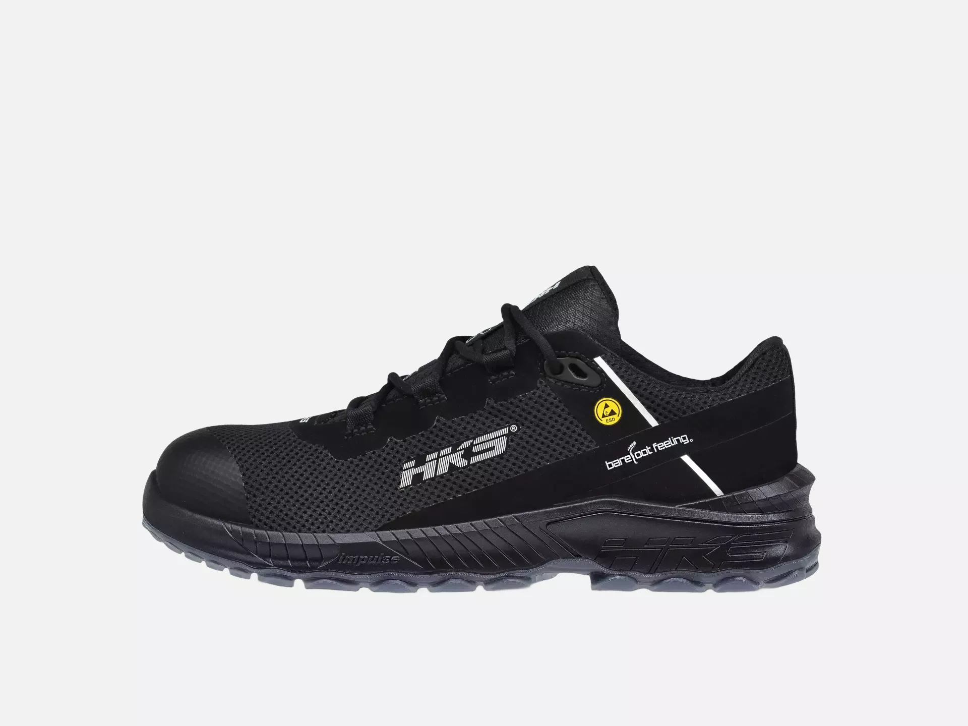 HKS 954078, Barefoot-Feeling BFS 50 Halbschuh S1P, Schwarz, image 2