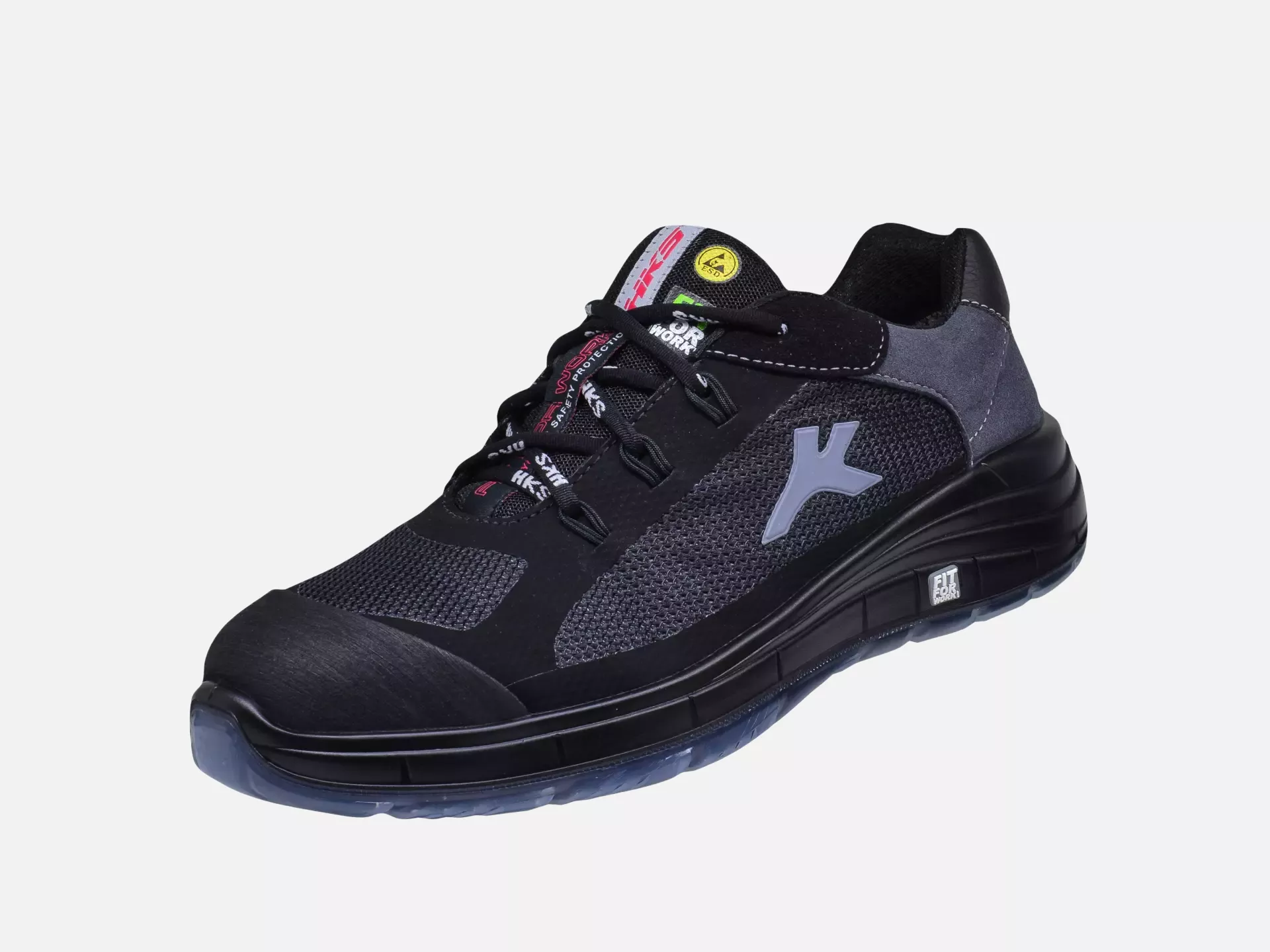 HKS 102212, K-Run Free 1 TP Low Shoe S1P, Black/Grey, image 3