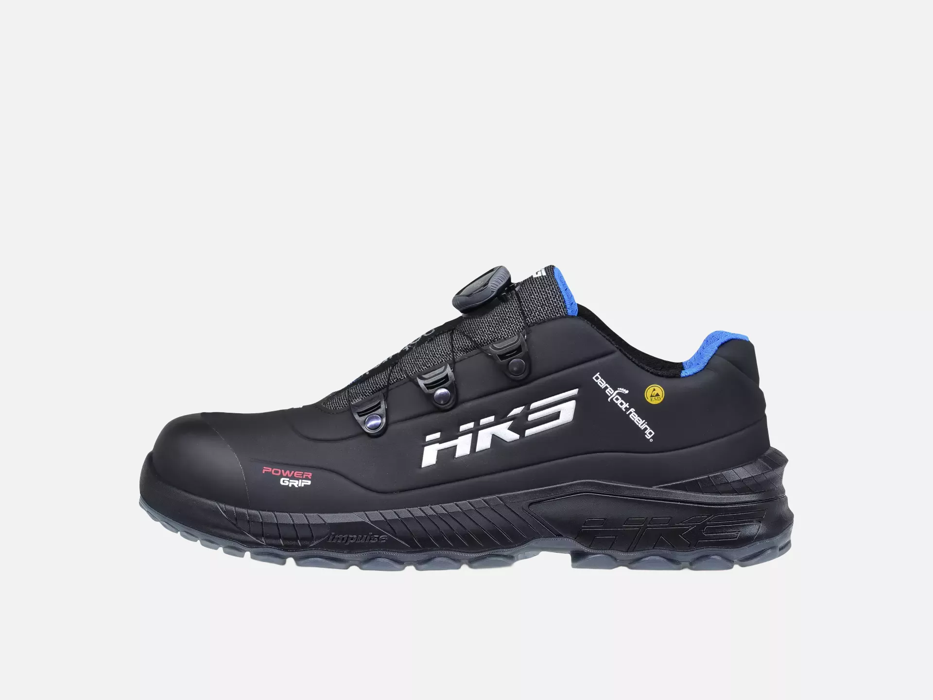 HKS 954028, Barefoot-Feeling BFS 70 BOA Low Shoe S3, Black, image 2