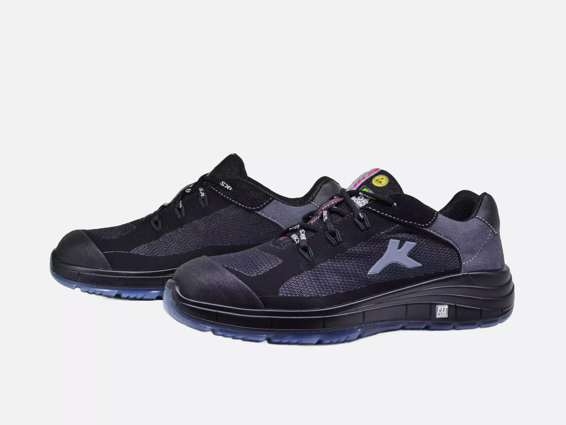 HKS 102212, K-Run Free 1 TP Low Shoe S1P, Black/Grey, image 1