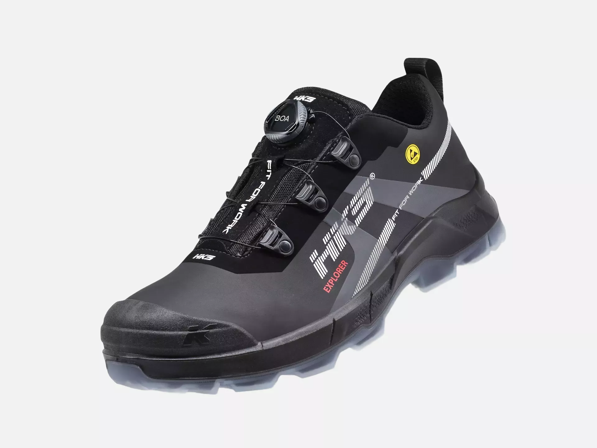 HKS 834102, Crossmax Explorer BOA Low Shoe S3S, Black, image 3